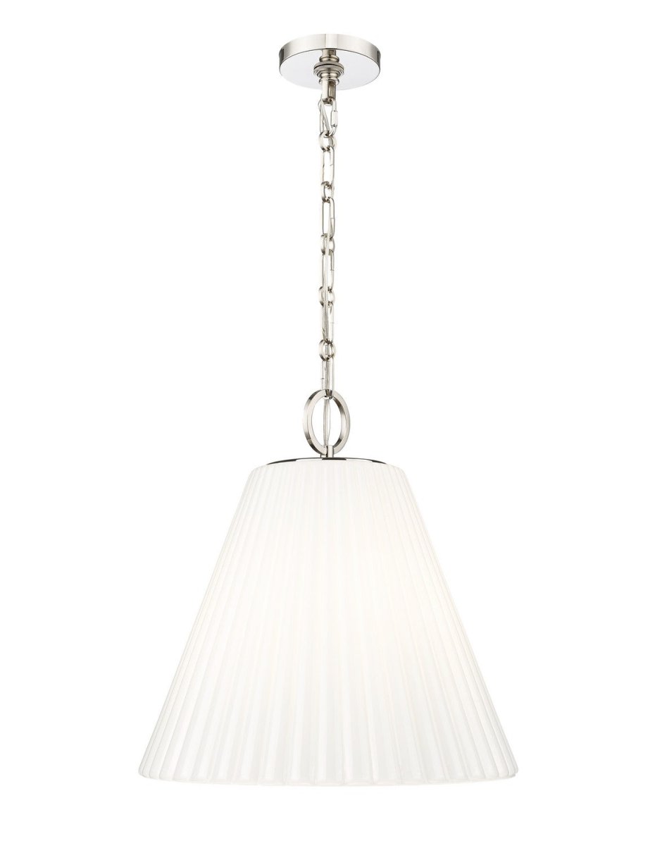 Suspension Alaric - Nickel poli 18" by Z-Lite | Luminaires & cie