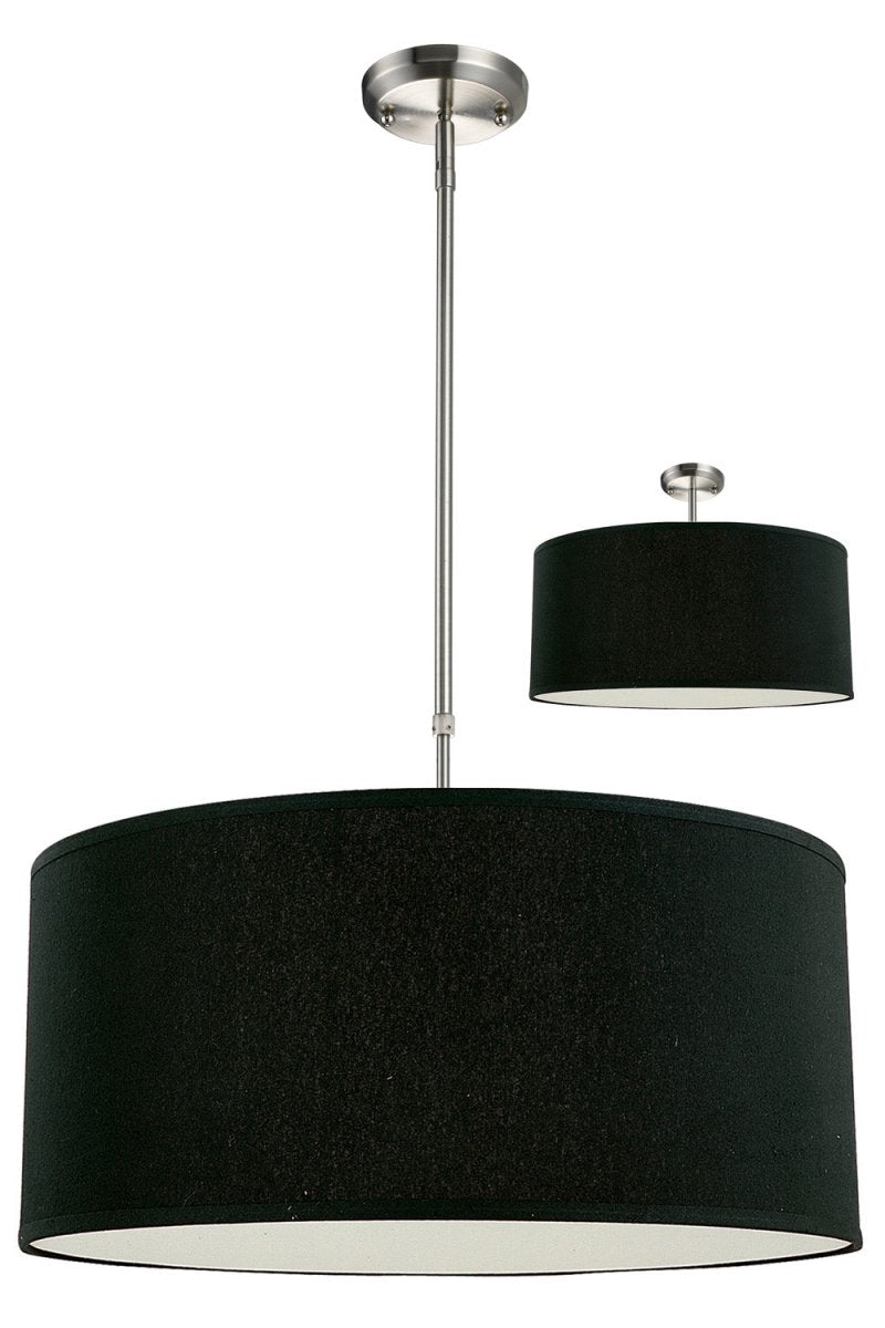 Suspension Albion - Noir 24" by Z-Lite | Luminaires & cie