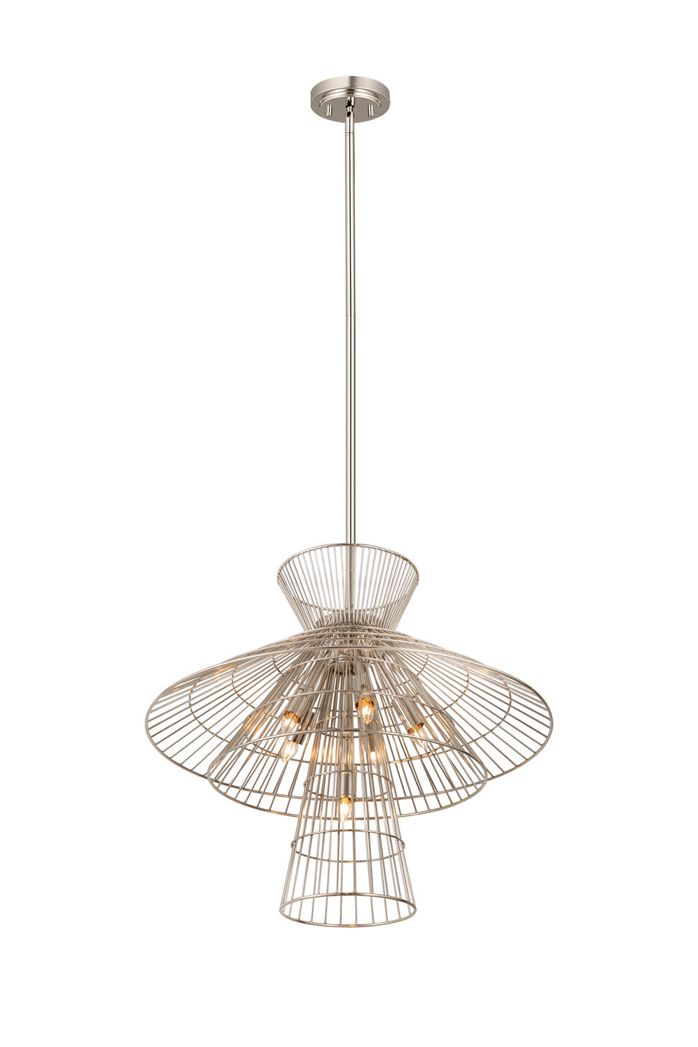Suspension Alito Nickel poli, 25" – vue 3