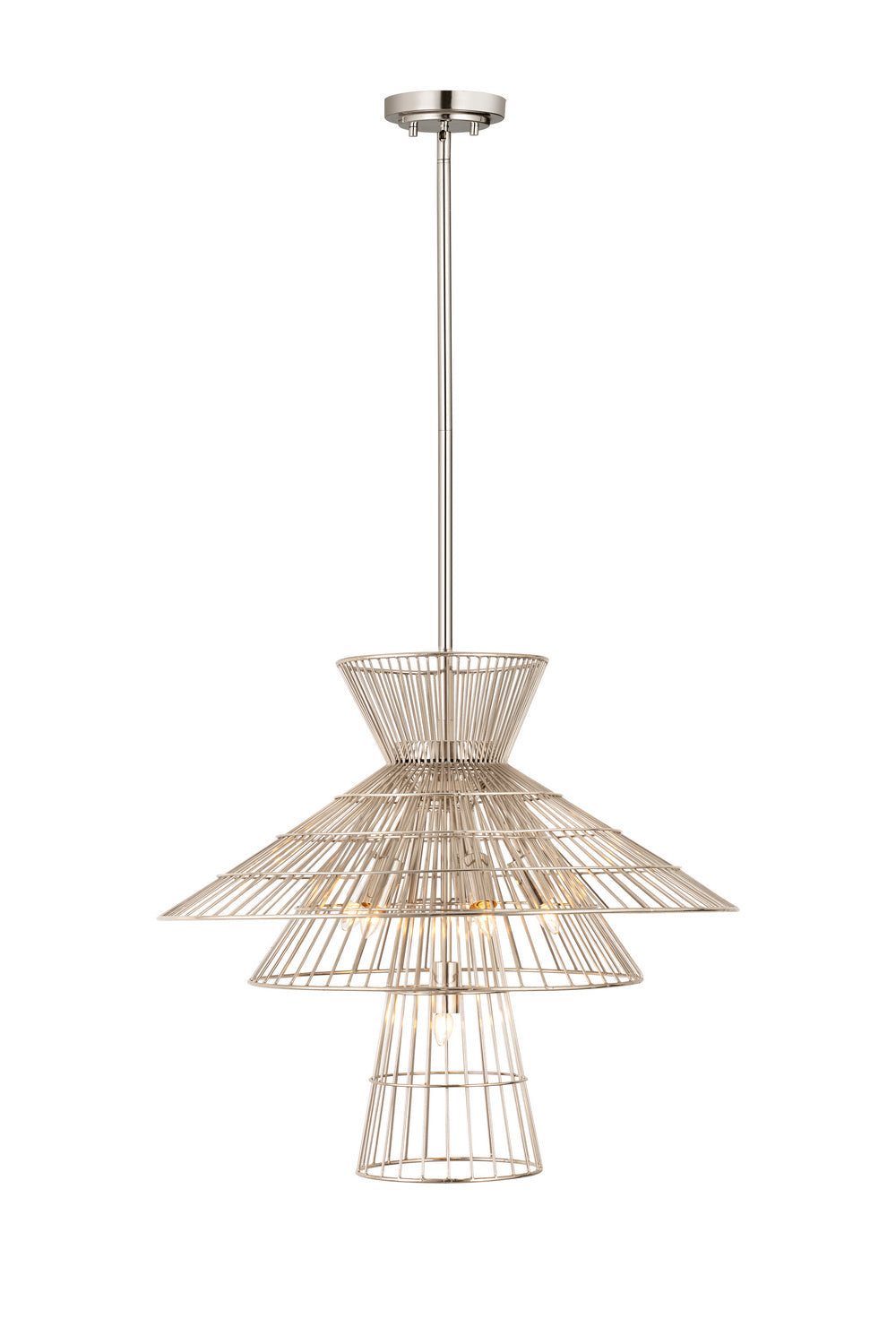 Suspension Alito Nickel poli, 25" – Z-Lite