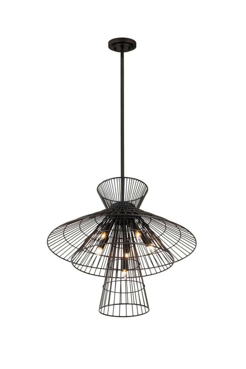 Suspension Alito - Laiton frotté 35" by Z-Lite | Luminaires & cie