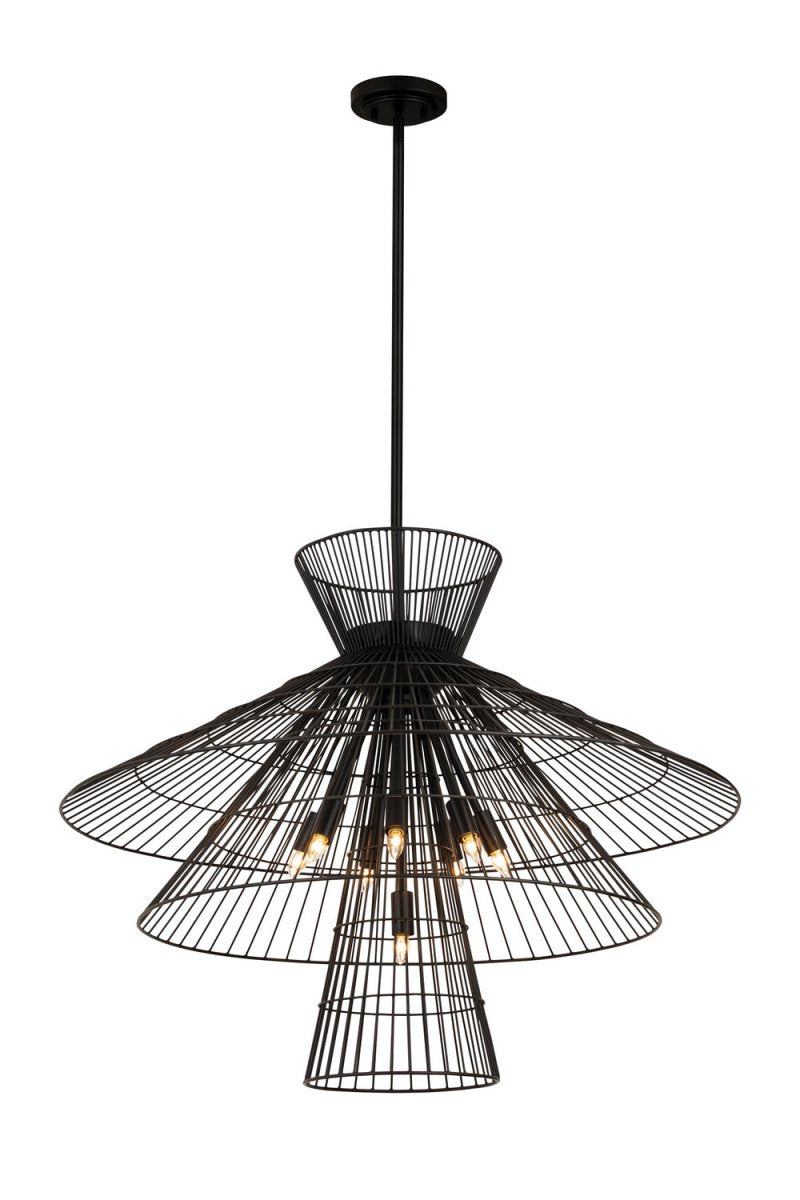 Suspension Alito - Laiton frotté 35" by Z-Lite | Luminaires & cie