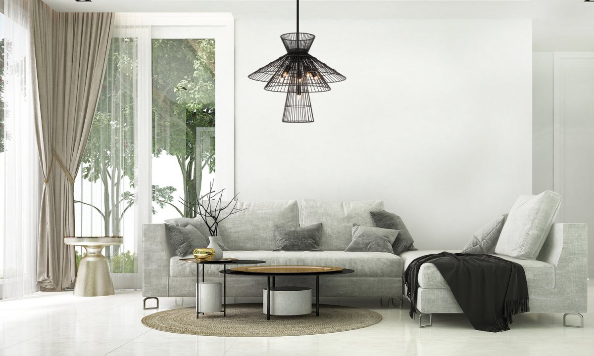Suspension Alito - Laiton frotté 35" by Z-Lite | Luminaires & cie