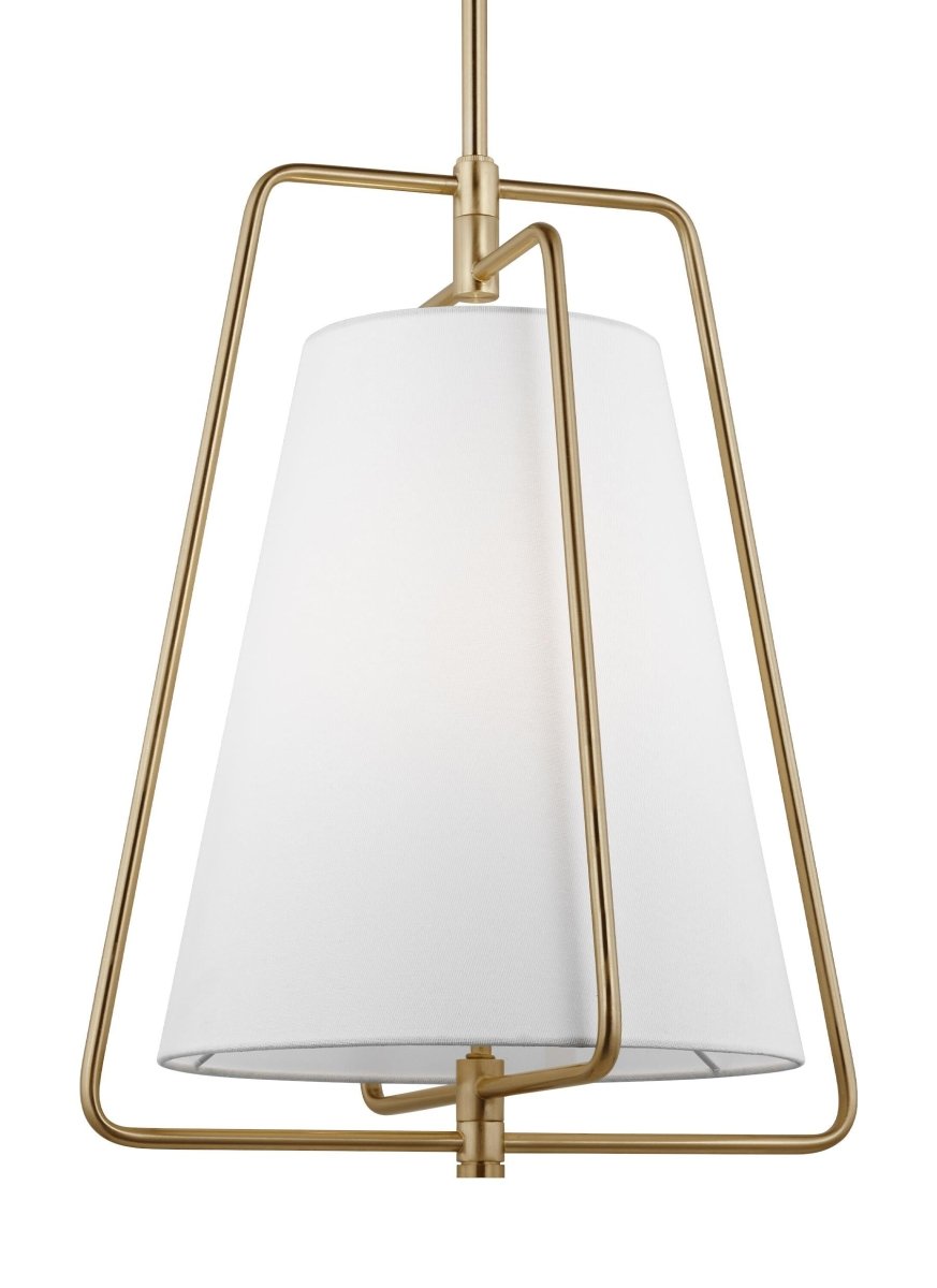 Suspension Allis - Laiton satiné Ampoules non - incluses by Visual Comfort Studio | Luminaires & cie