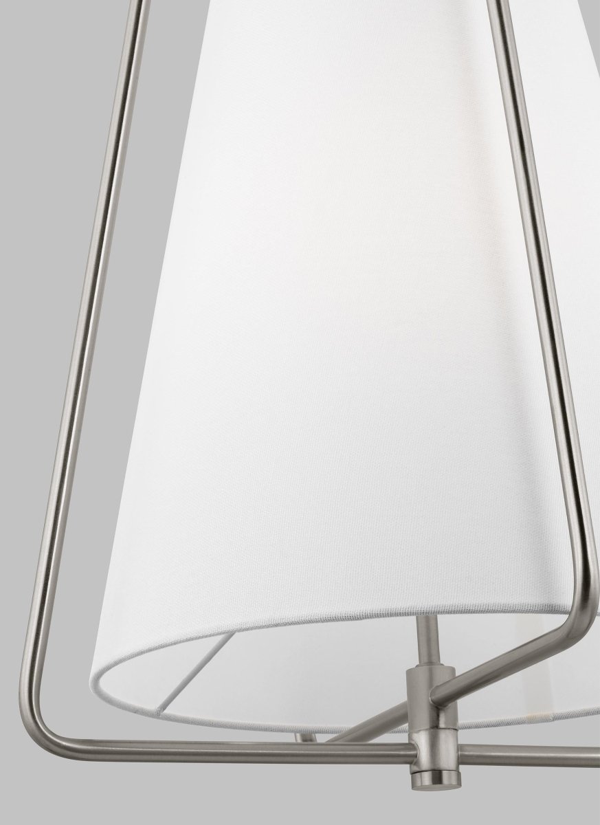Suspension Allis - Nickel brossé Ampoules non - incluses by Visual Comfort Studio | Luminaires & cie
