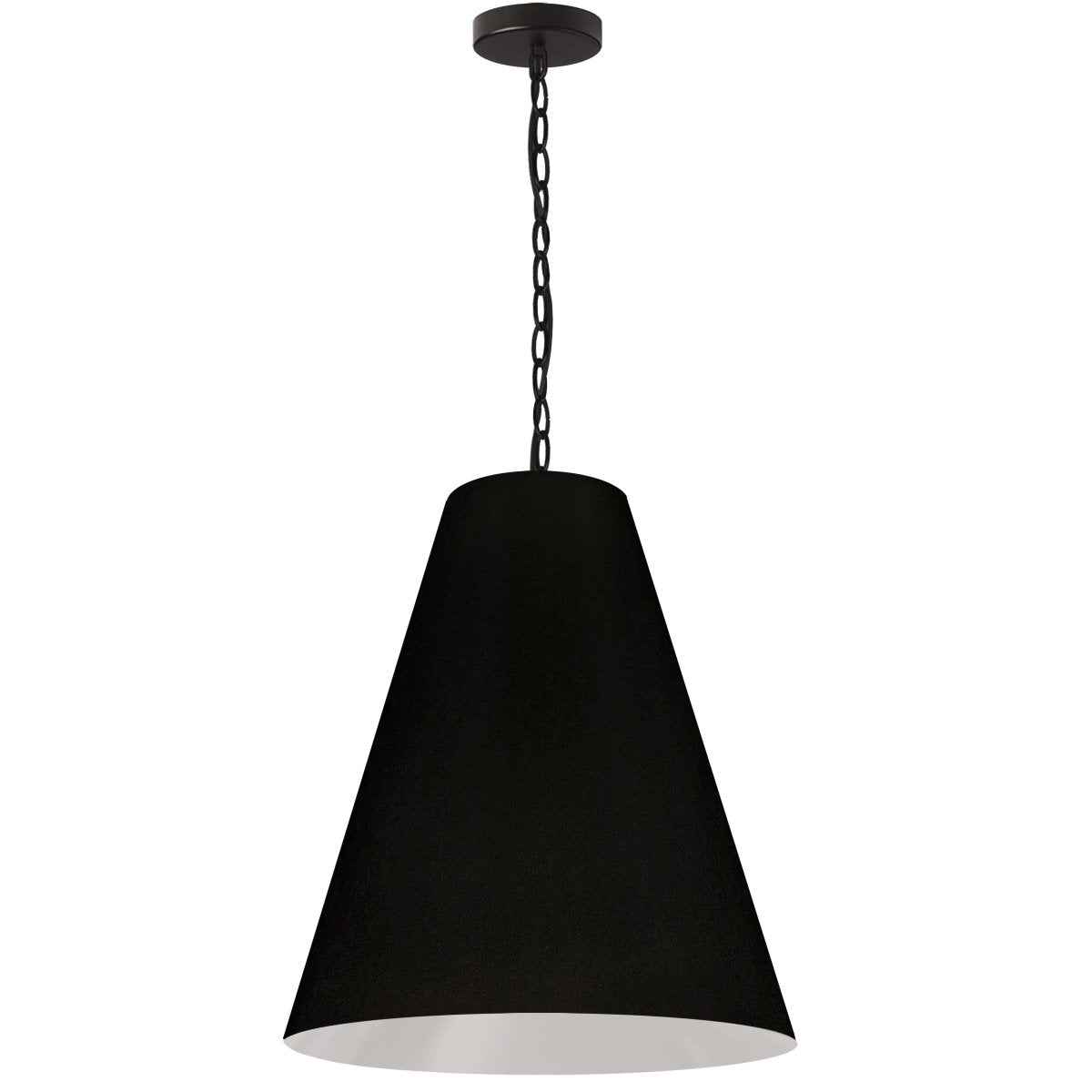 Suspension Anaya - Noir mat Noir 20" by Dainolite | Luminaires & cie