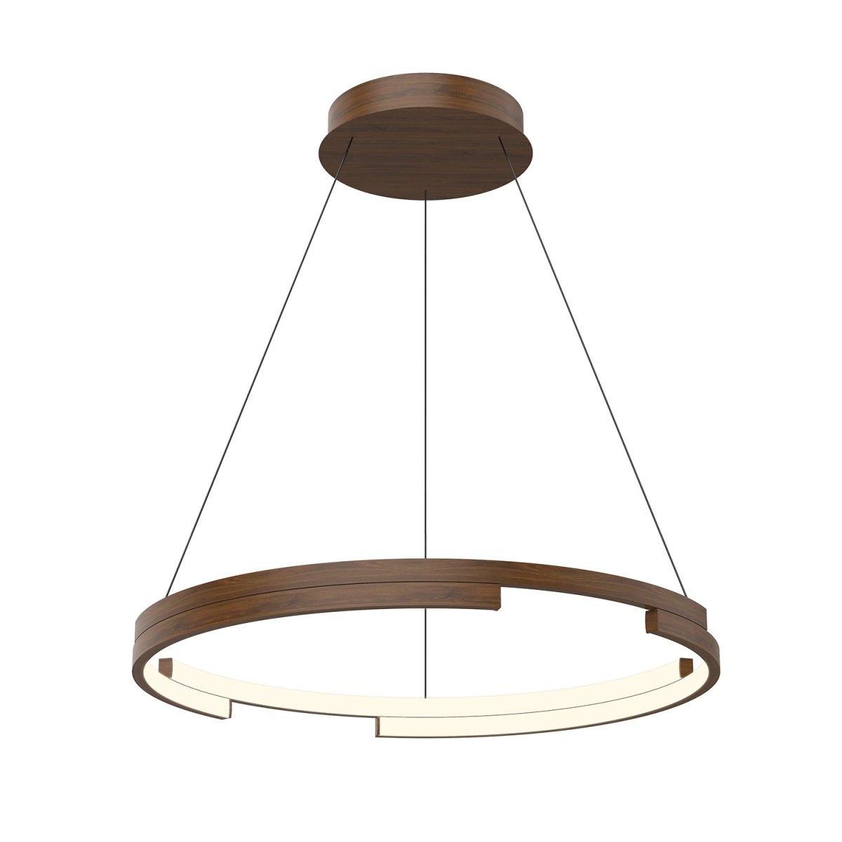 Suspension Anello Minor - Noyer 24" by Kuzco Lighting | Luminaires & cie