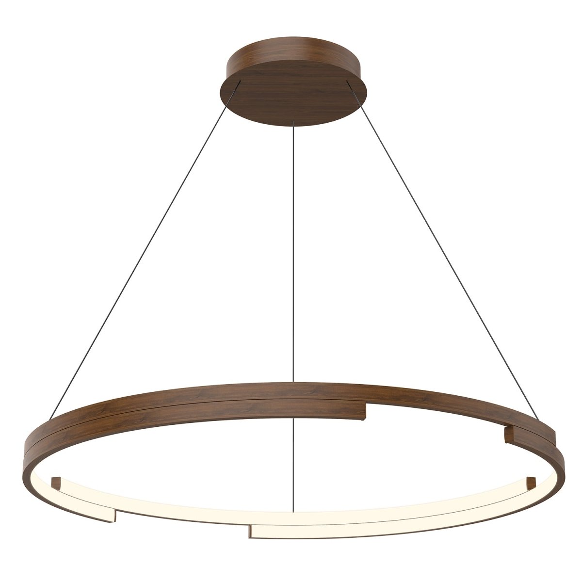 Suspension Anello Minor - Noyer 32" by Kuzco Lighting | Luminaires & cie