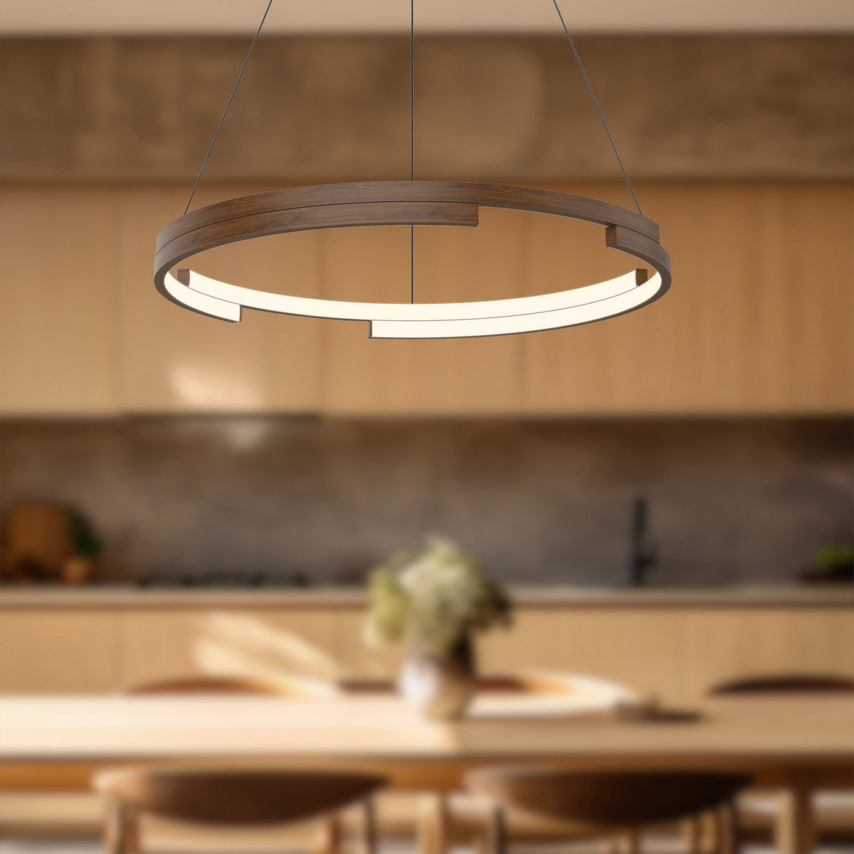 Suspension Anello Minor Noyer, 24" – vue 2