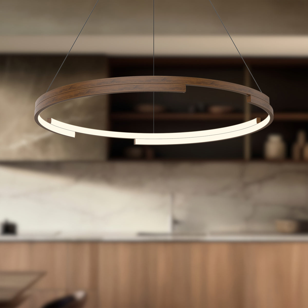 Suspension Anello Minor Noyer, 32" – vue 2