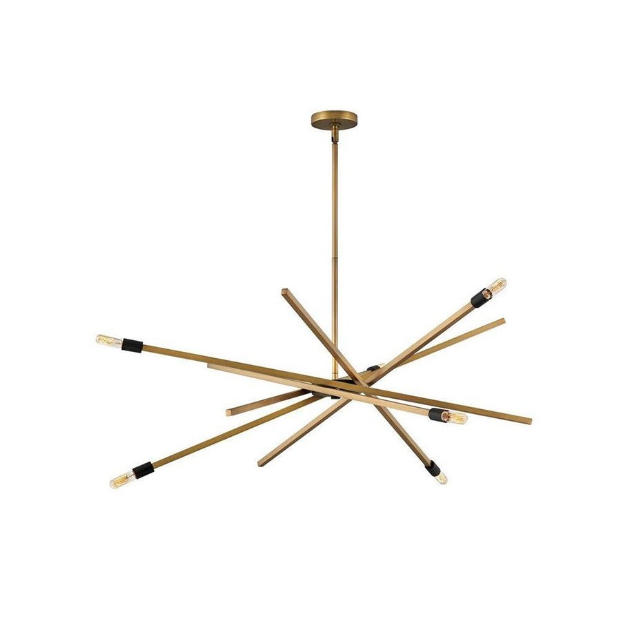 Suspension Archer - Laiton avec des accents noirs 42 1/2" by Hinkley | Luminaires & cie