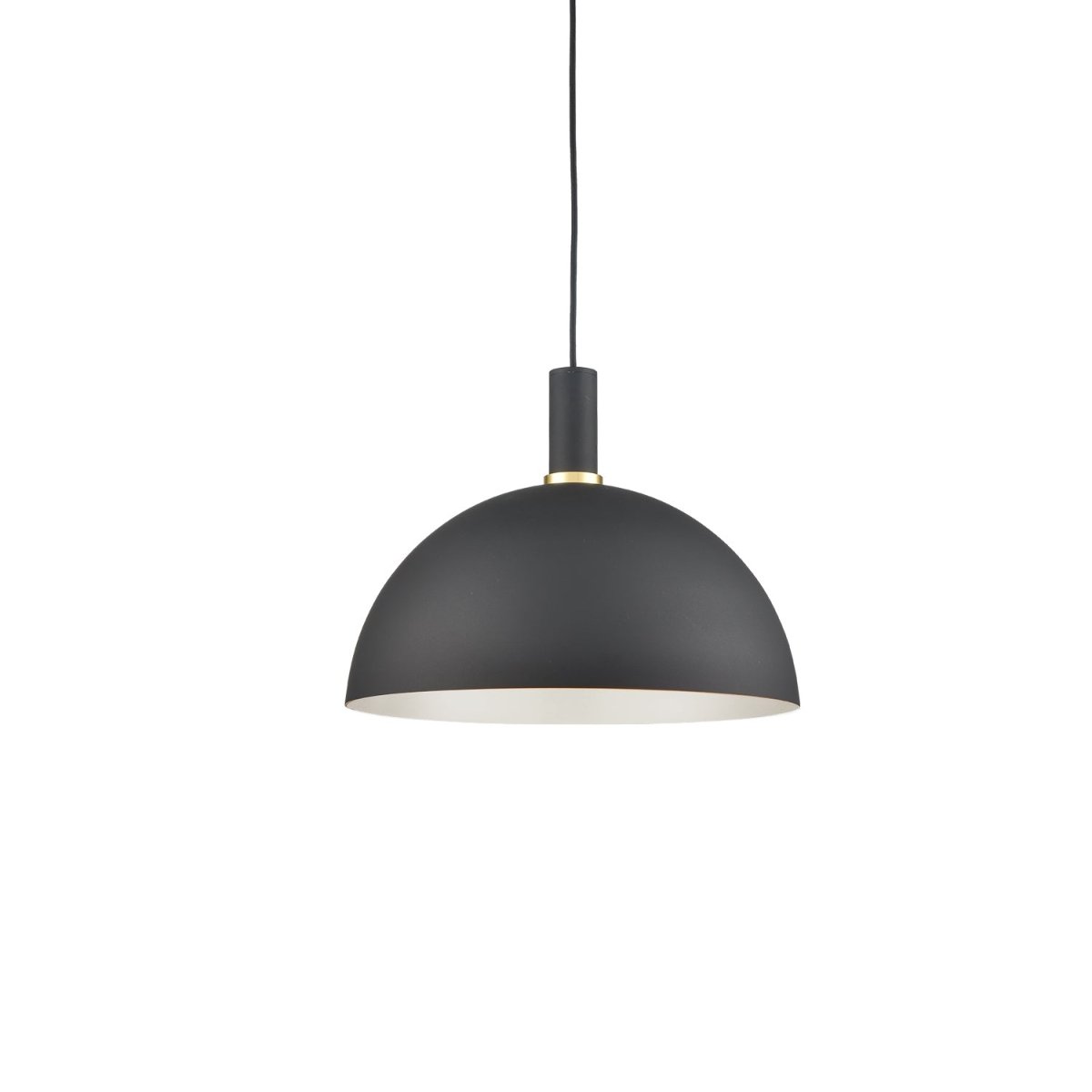 Suspension Archibald - Noir avec détail d'or 15 3/4" by Kuzco Lighting | Luminaires & cie