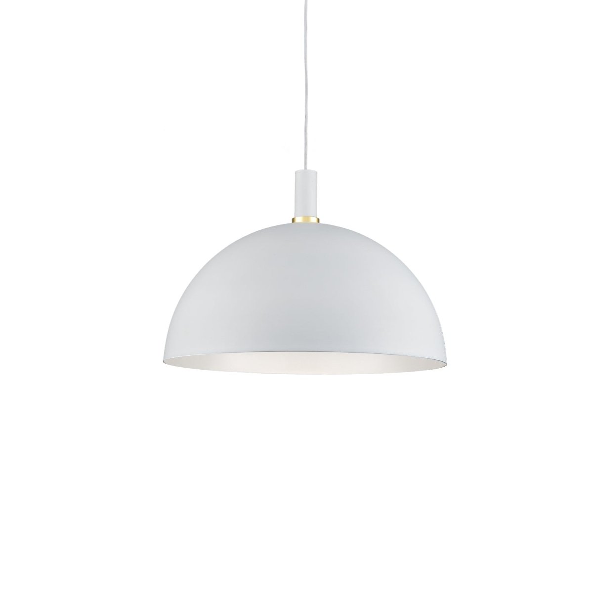 Suspension Archibald - Blanc avec des détails d'or 23 5/8" by Kuzco Lighting | Luminaires & cie