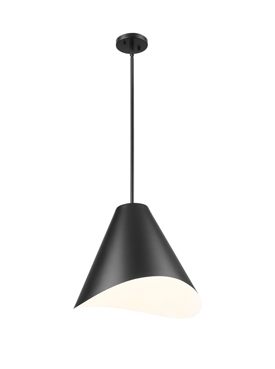 Suspension Aria Noir mat, 18" – vue 2