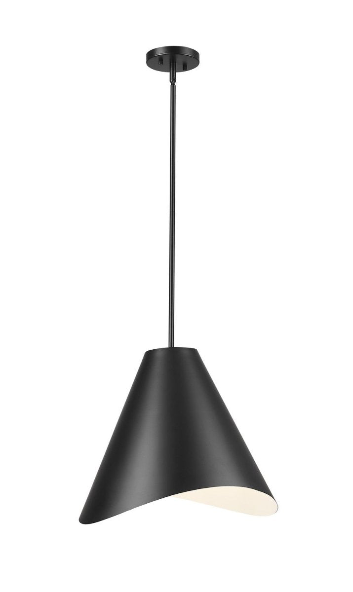 Suspension Aria - Noir mat 18" by Z-Lite | Luminaires & cie