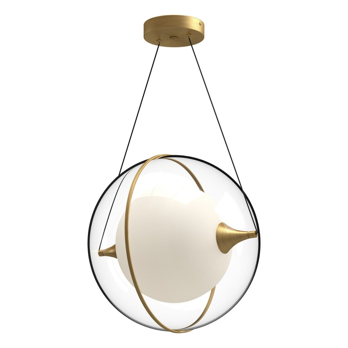 Suspension Aries - Or brossé 16" by Kuzco Lighting | Luminaires & cie