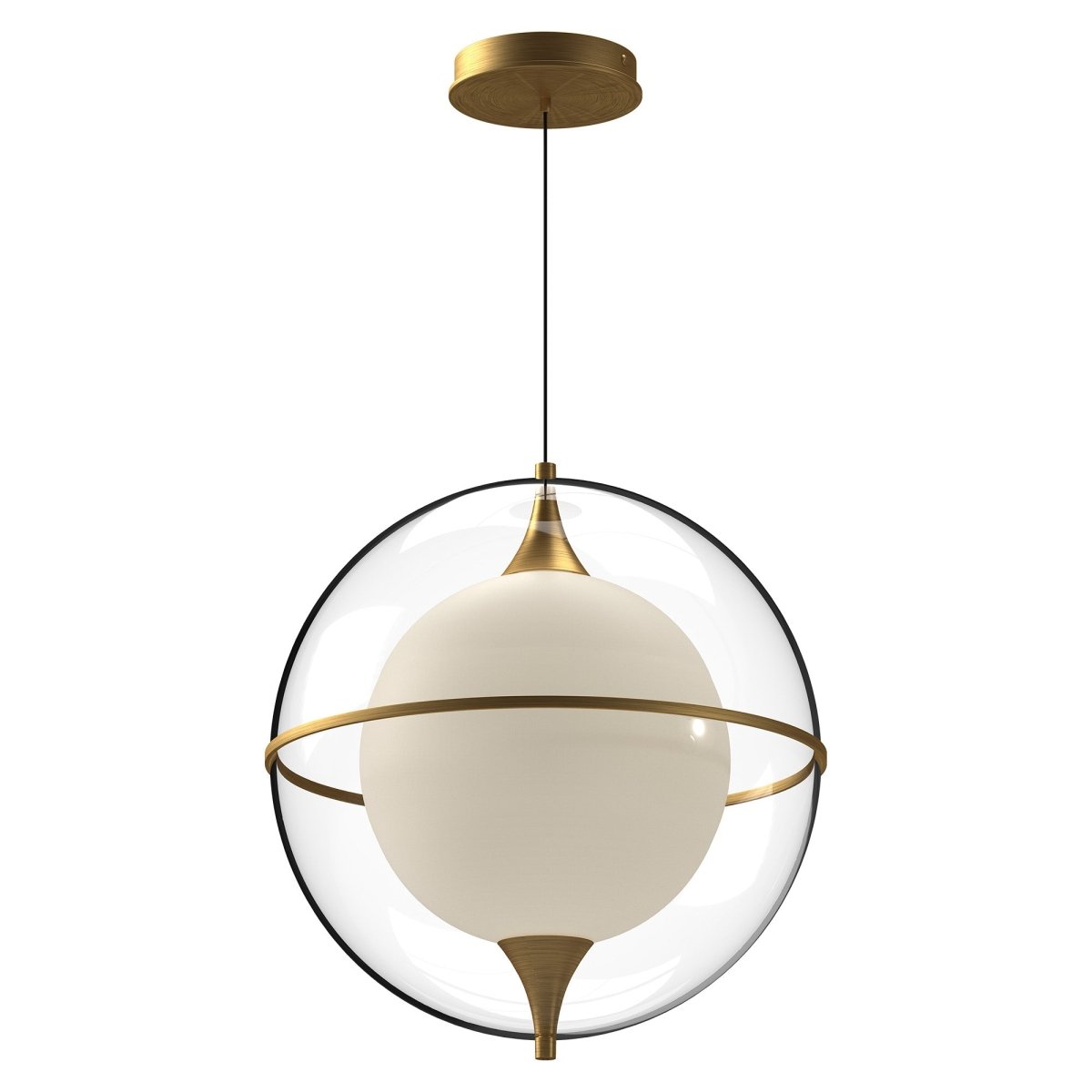 Suspension Aries - Chrome 16" by Kuzco Lighting | Luminaires & cie