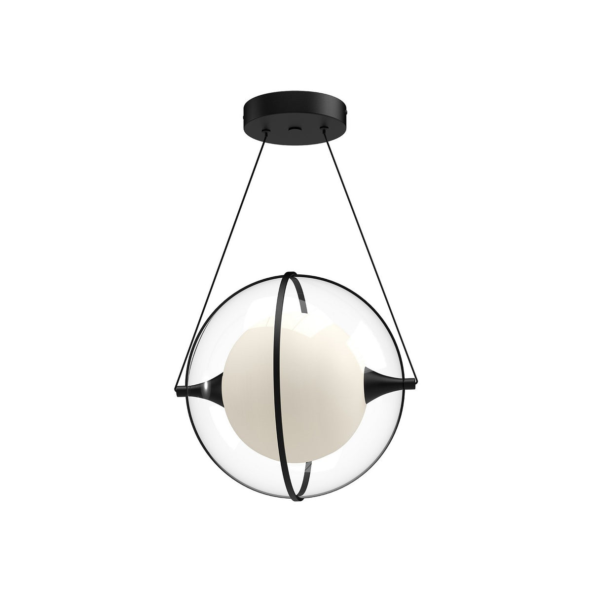 Suspension Aries Noir, 12 1/8" – Kuzco Lighting