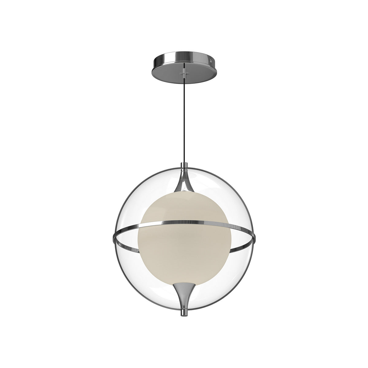 Suspension Aries Chrome, 12 1/8" – vue 2