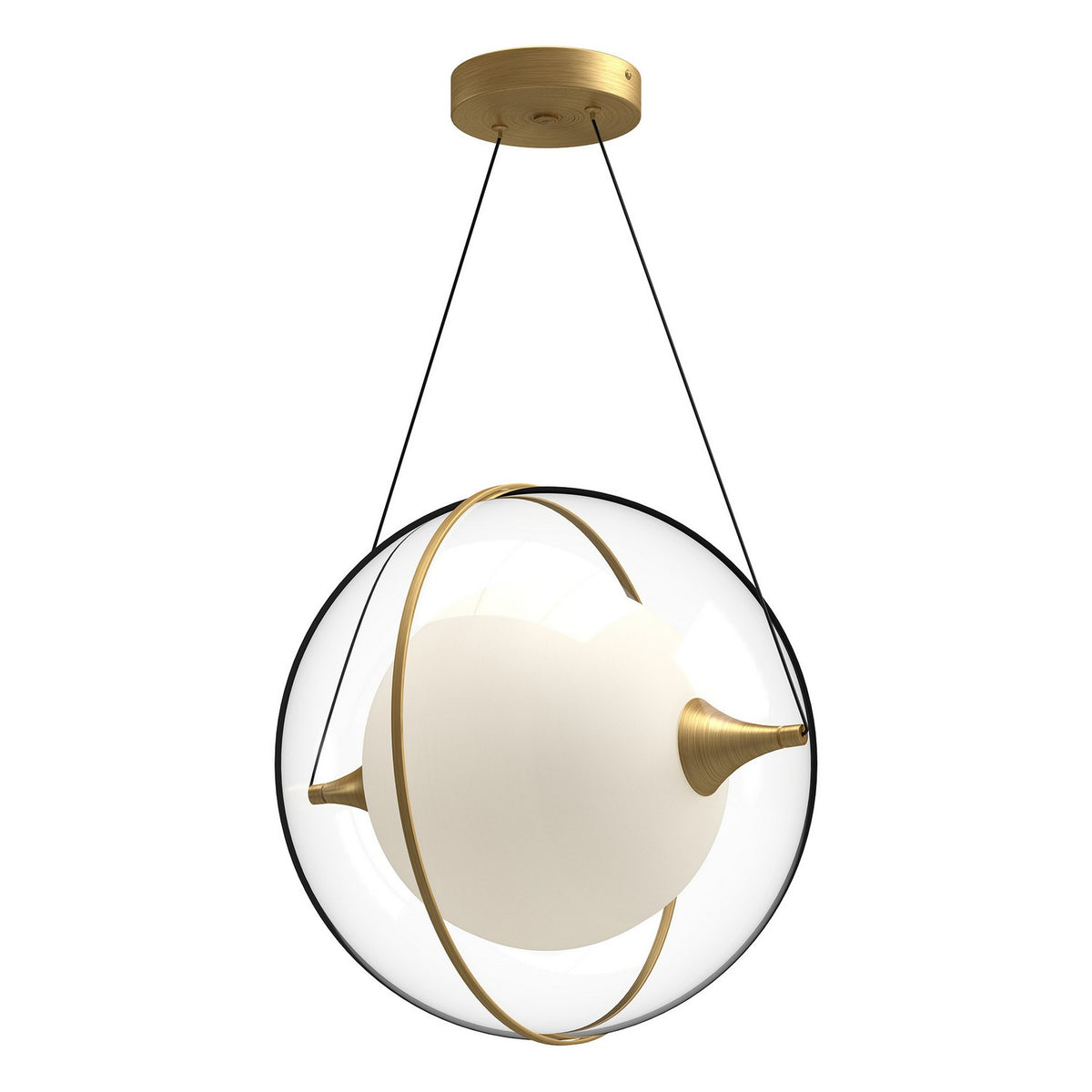 Suspension Aries Or brossé, 16" – Kuzco Lighting