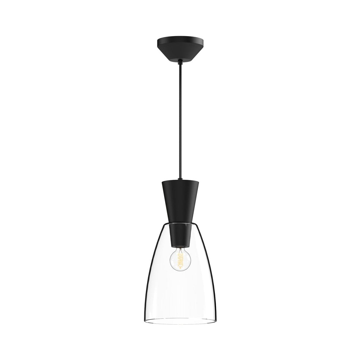 Suspension Arlo - Noir mat by Alora Lighting | Luminaires & cie