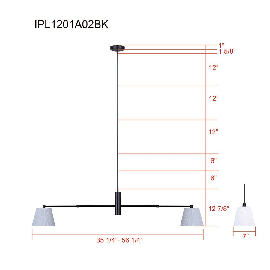 Suspension Aspen - 20" by Canarm | Luminaires & cie