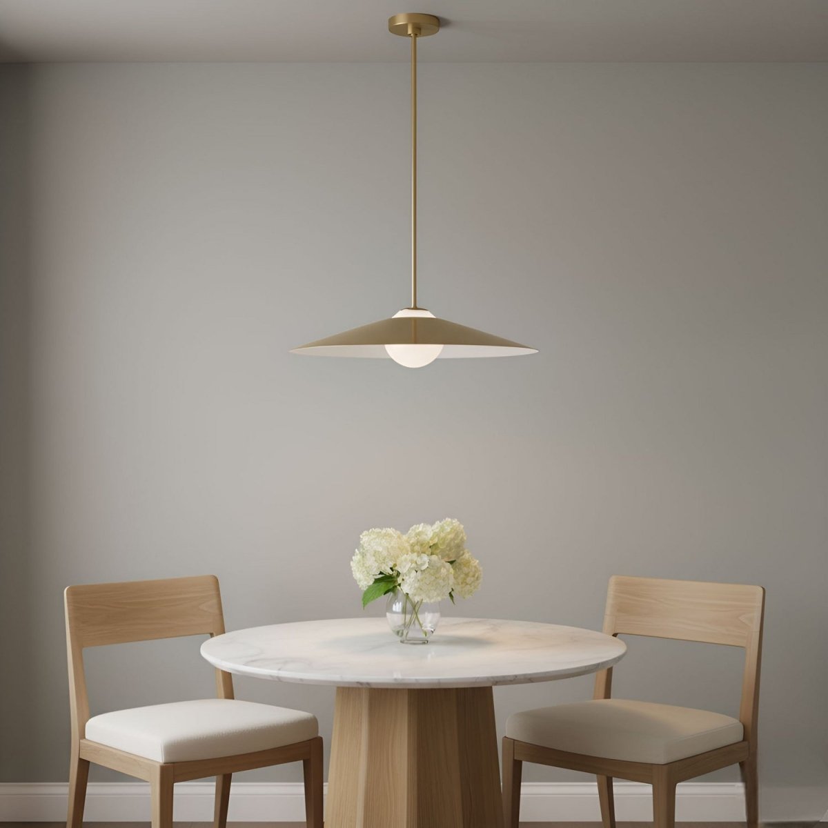 Suspension Astra - Laiton satiné by Visual Comfort Studio | Luminaires & cie