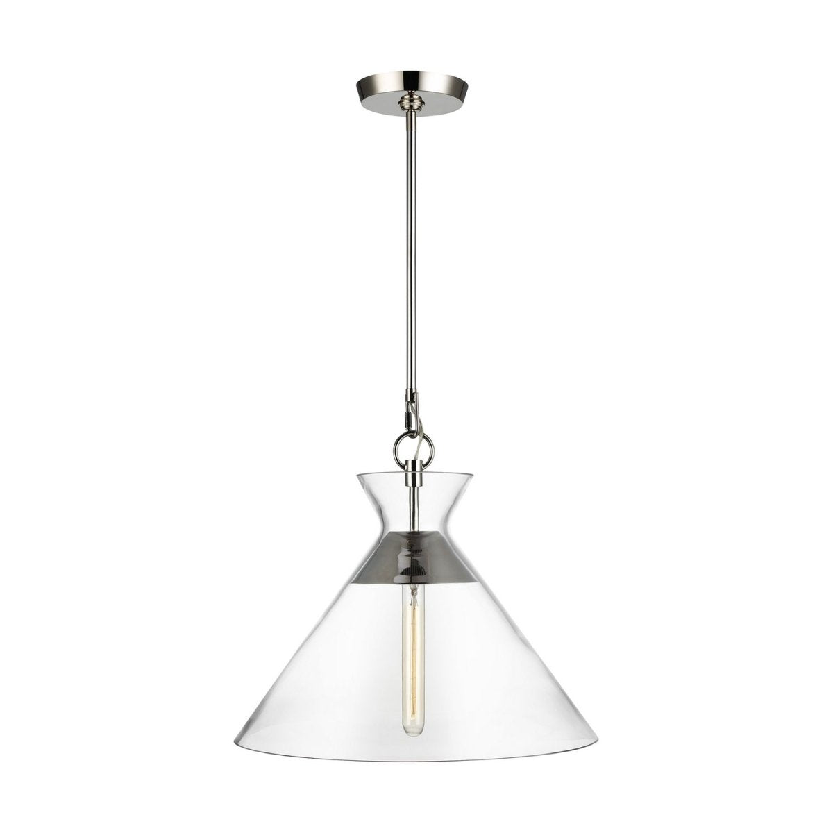 Suspension Atlantic - Nickel poli 18" by Visual Comfort Studio | Luminaires & cie