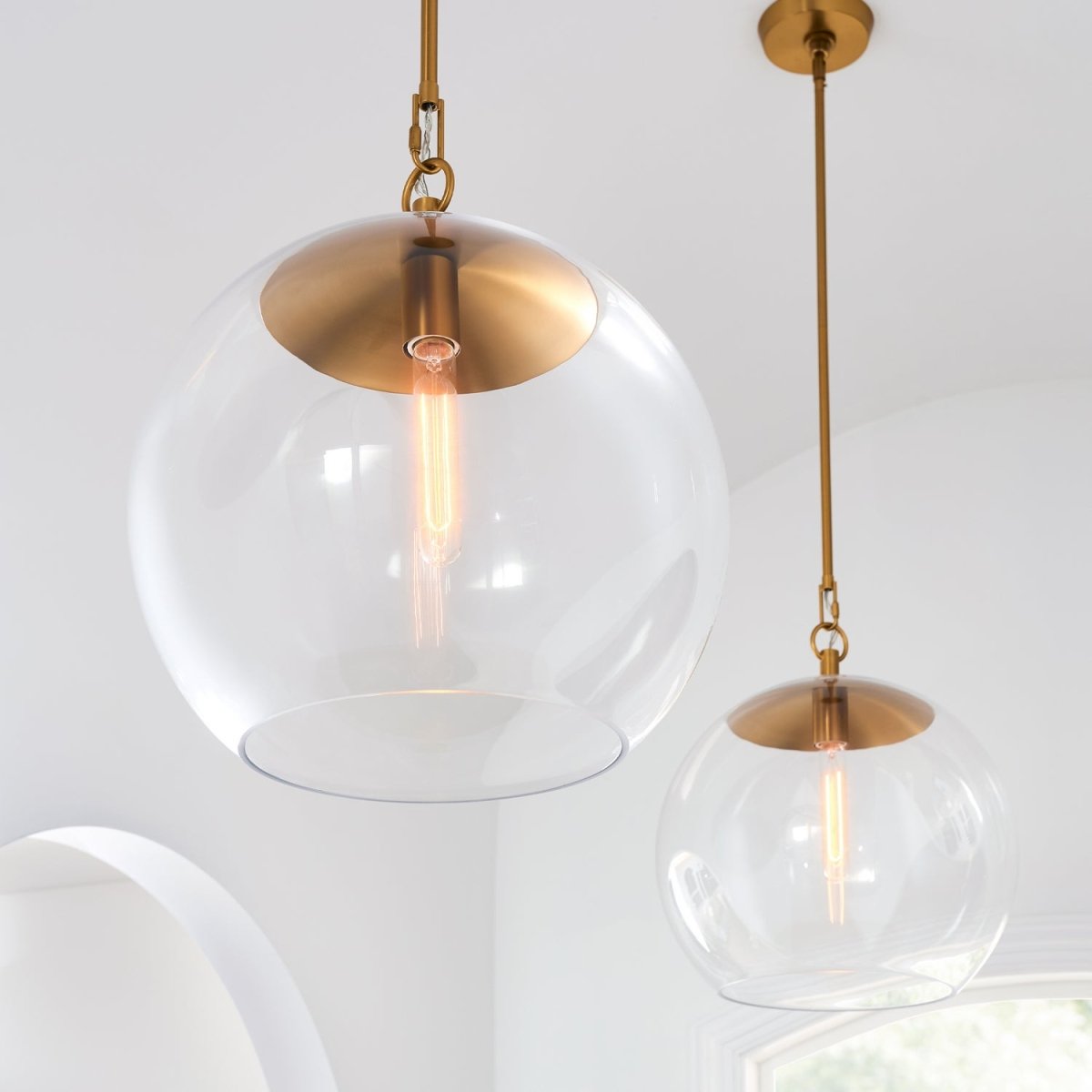 Suspension Atlantic - Nickel poli 16" by Visual Comfort Studio | Luminaires & cie