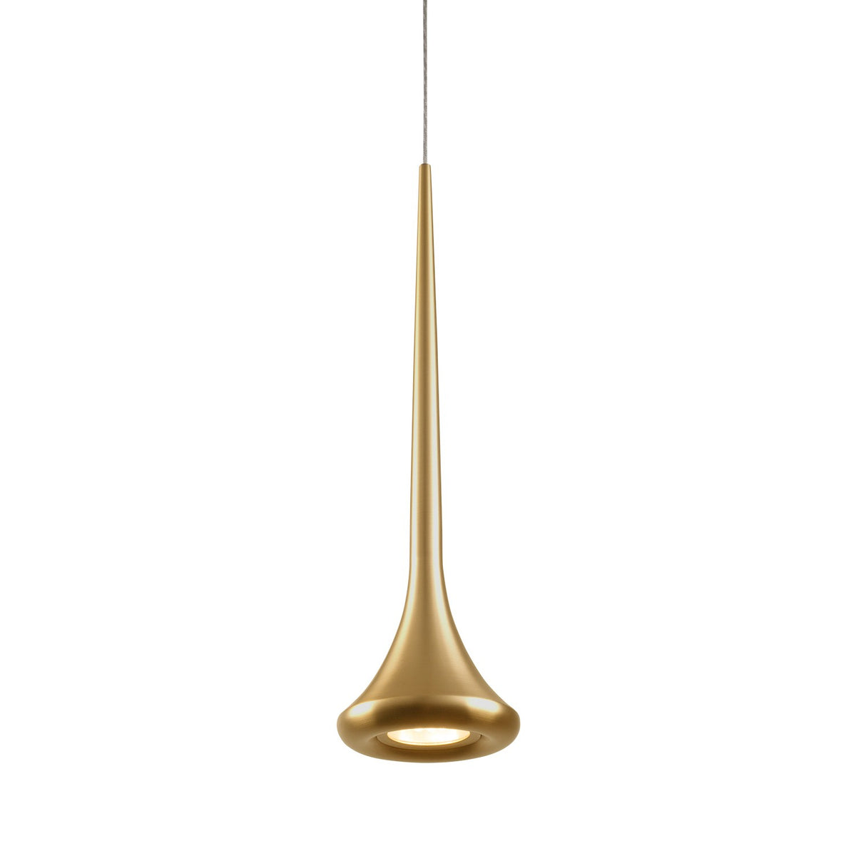 Mini-suspension Bach Or brossé – Kuzco Lighting