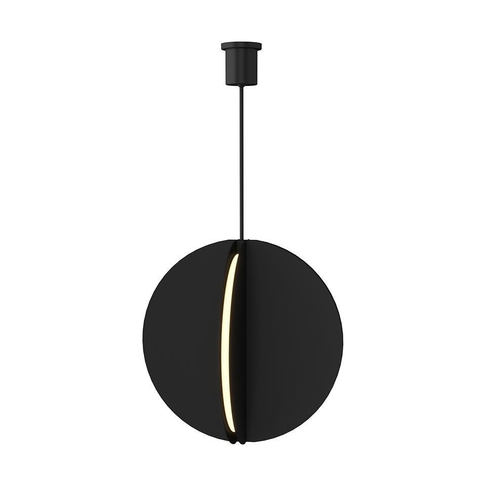 Suspension Bau - Nightshade Black 28" by Tech Lighting | Luminaires & cie