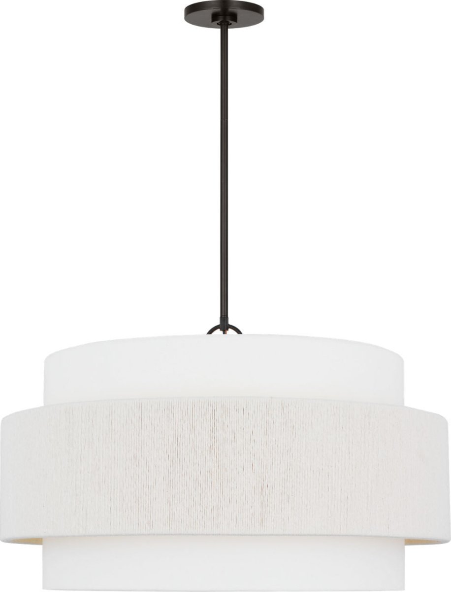 Suspension Belaro - Fer vieilli 26" by Visual Comfort Studio | Luminaires & cie