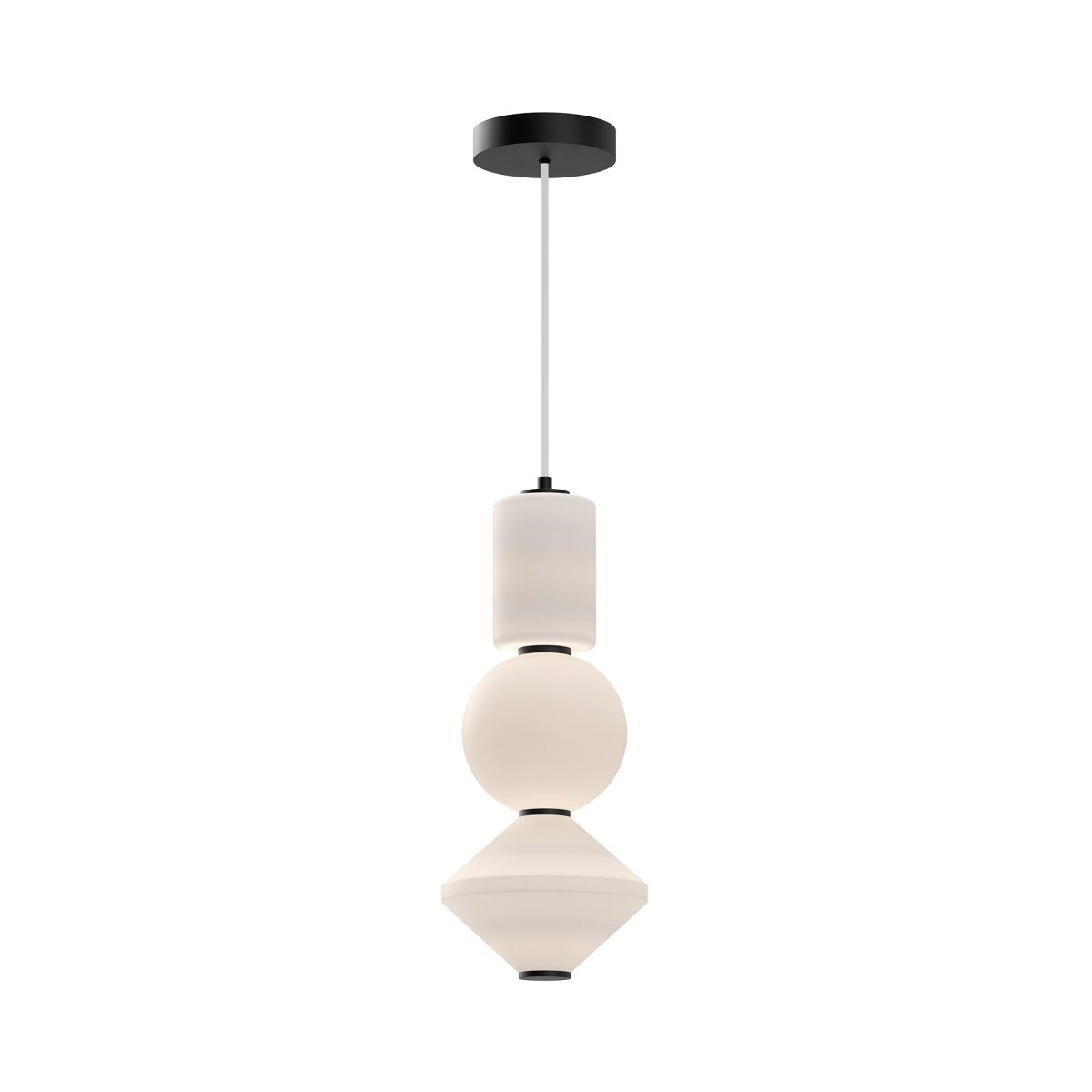 Suspension Bijou - Noir mat 7 7/8" by Alora Lighting | Luminaires & cie