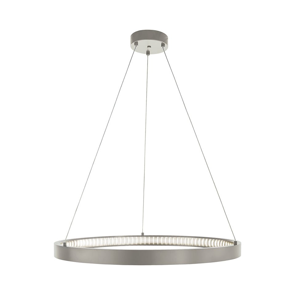 Suspension Bodiam - Nickel satiné 30" by Tech Lighting | Luminaires & cie