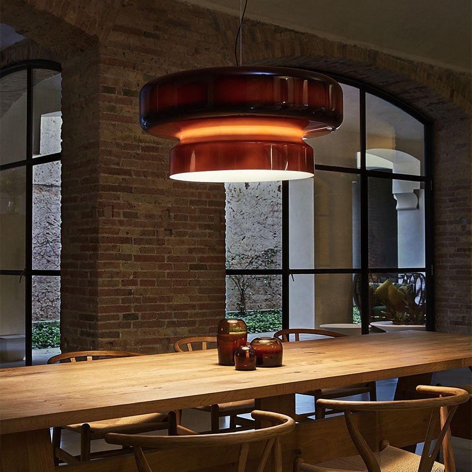 Suspension Bohemia - Amber DEL Intégré by Marset | Luminaires & cie