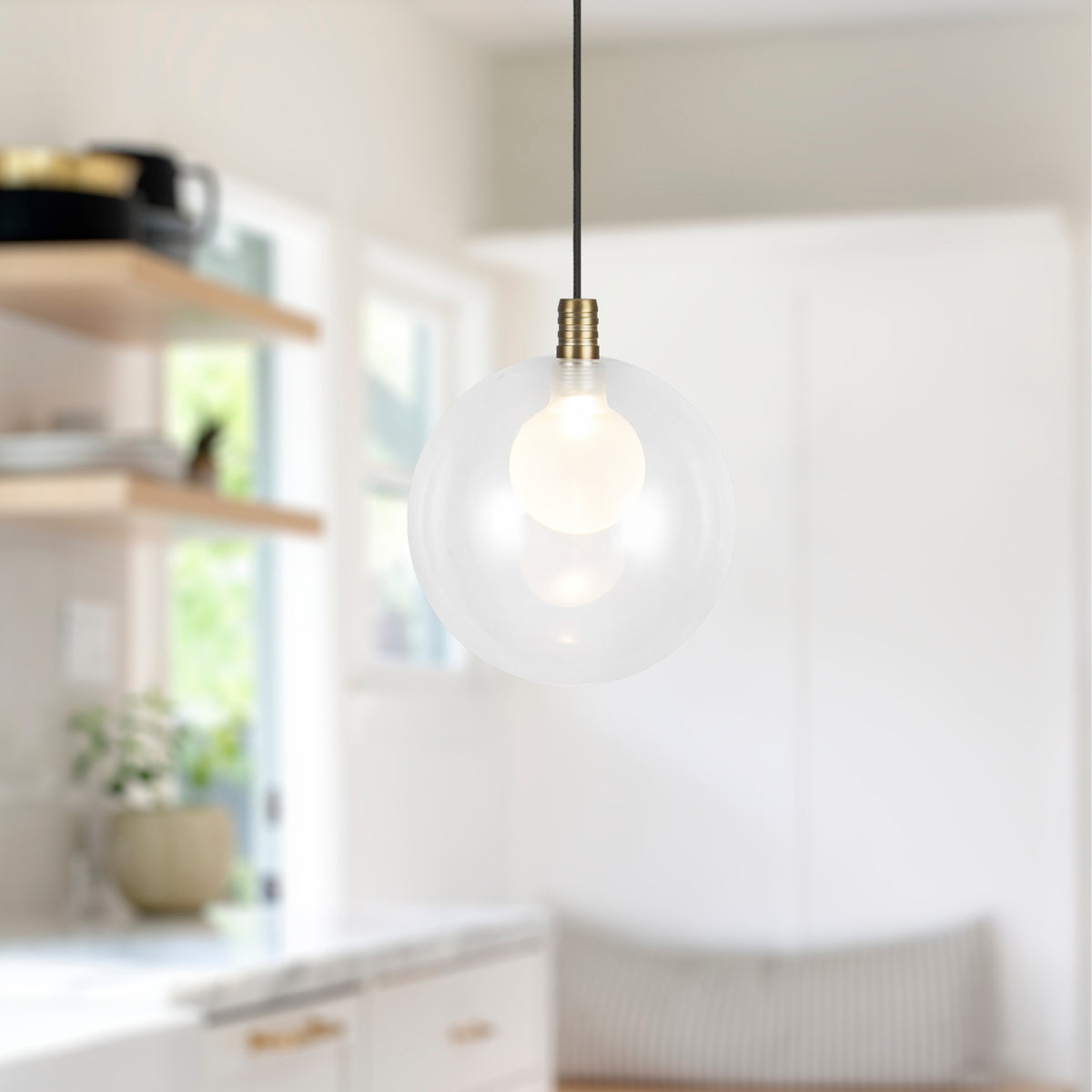 Mini-suspension Bolla Or brossé – vue 4