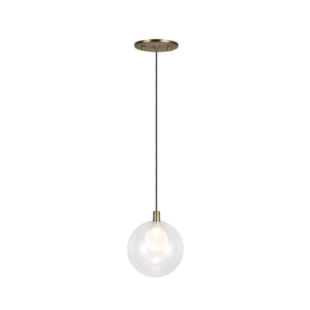 Mini-suspension Bolla Or brossé – Kuzco Lighting