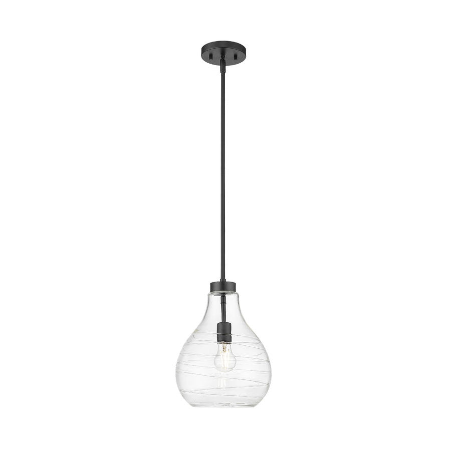 Suspension Bon Air - Noir mat 10" by Z - Lite | Luminaires & cie