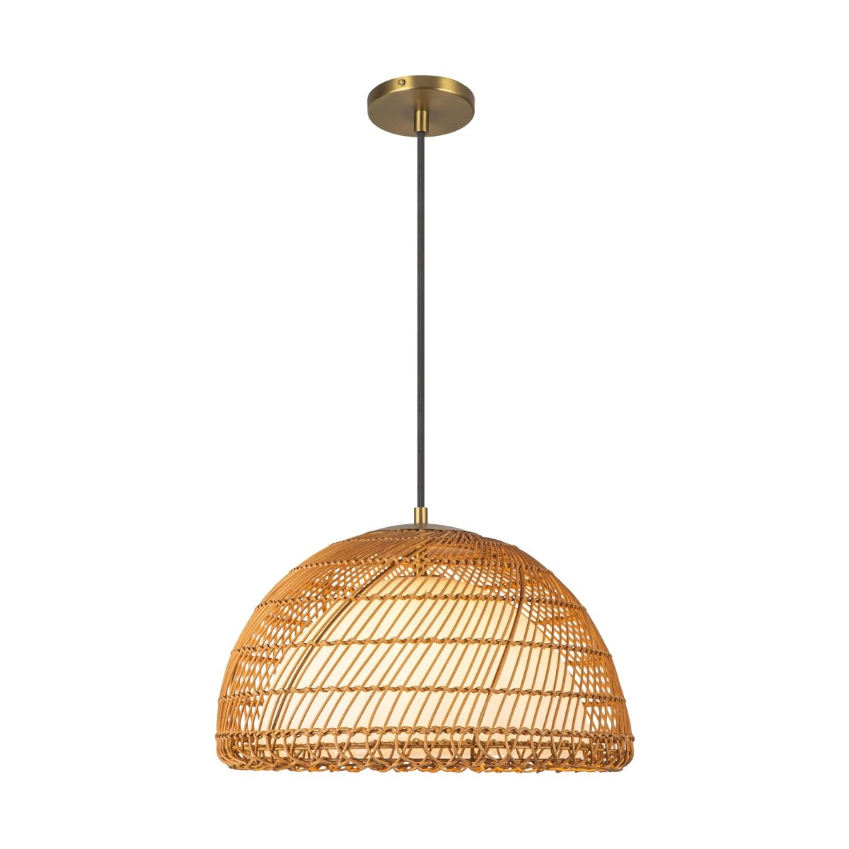 Suspension Bondi - Or brossé 16 1/8" by Alora Lighting | Luminaires & cie