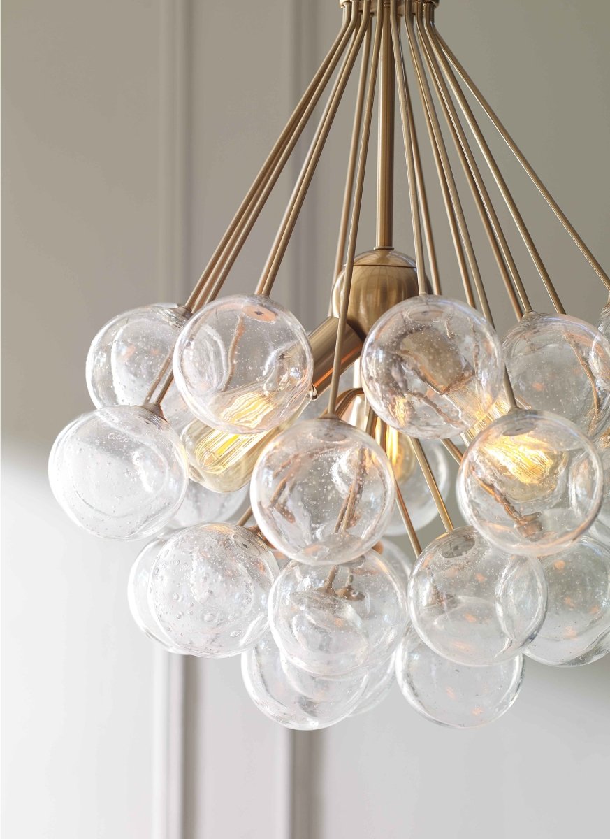 Suspension Bronzeville - Laiton satiné 21 3/4" by Visual Comfort Studio | Luminaires & cie