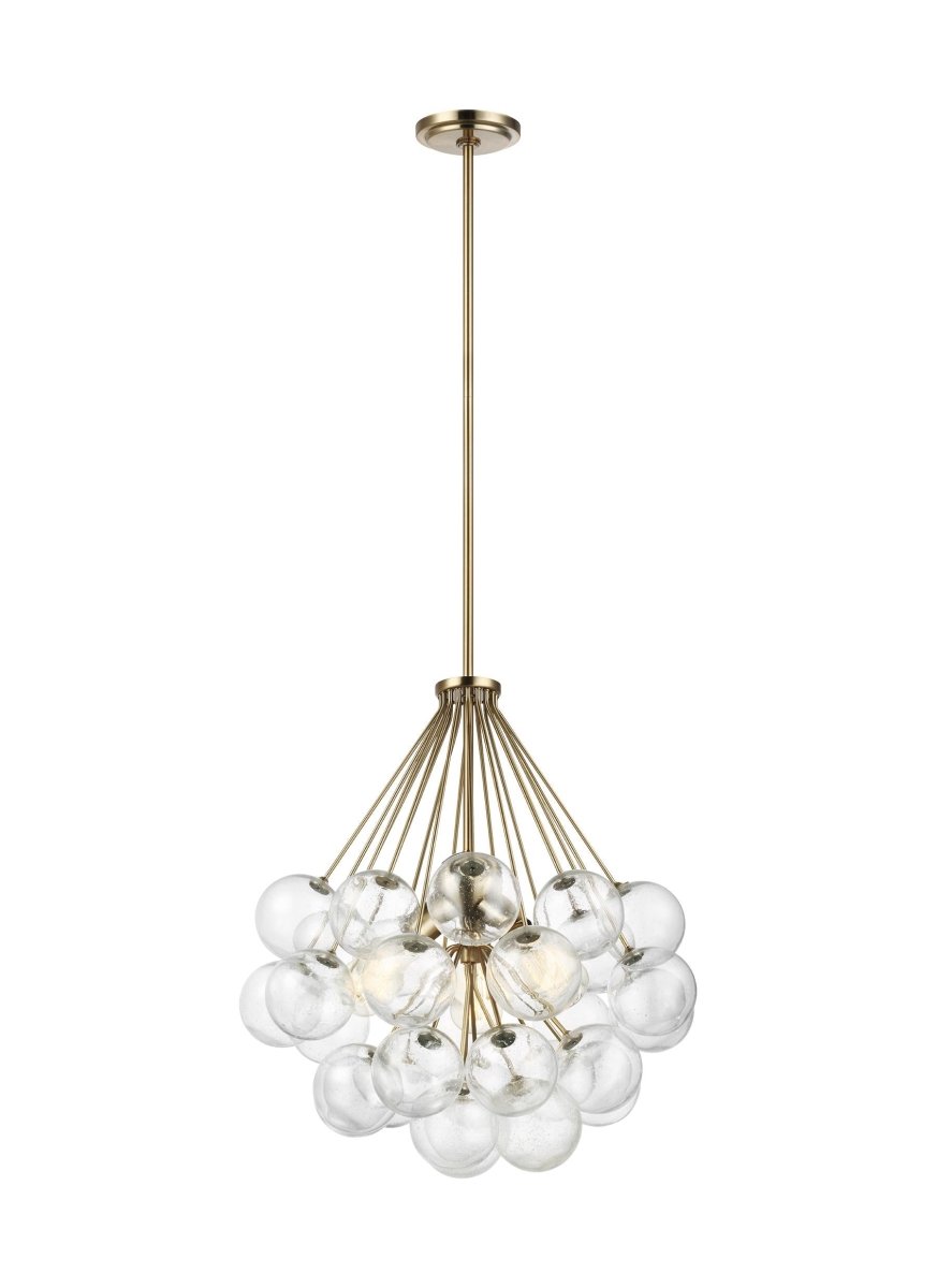 Suspension Bronzeville - Laiton satiné 21 3/4" by Visual Comfort Studio | Luminaires & cie