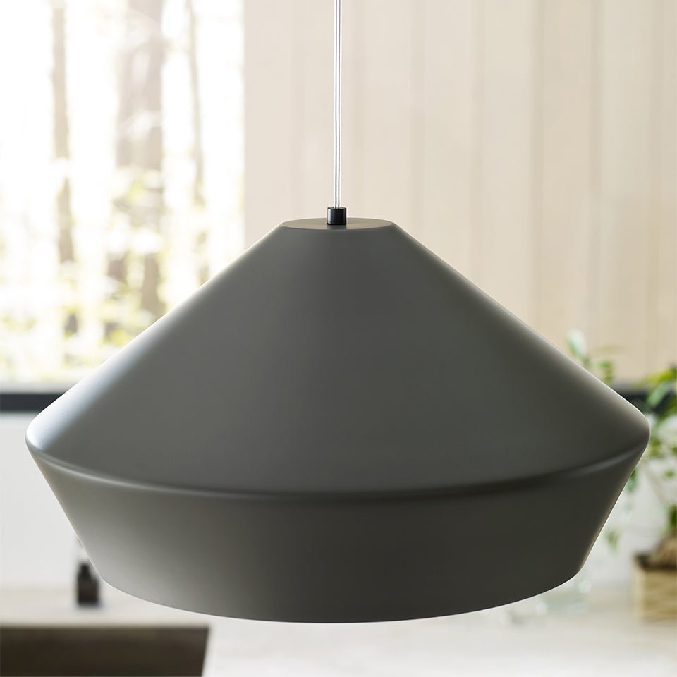 Suspension Brummel Grande - Noir Gris anthracite Non by Tech Lighting | Luminaires & cie