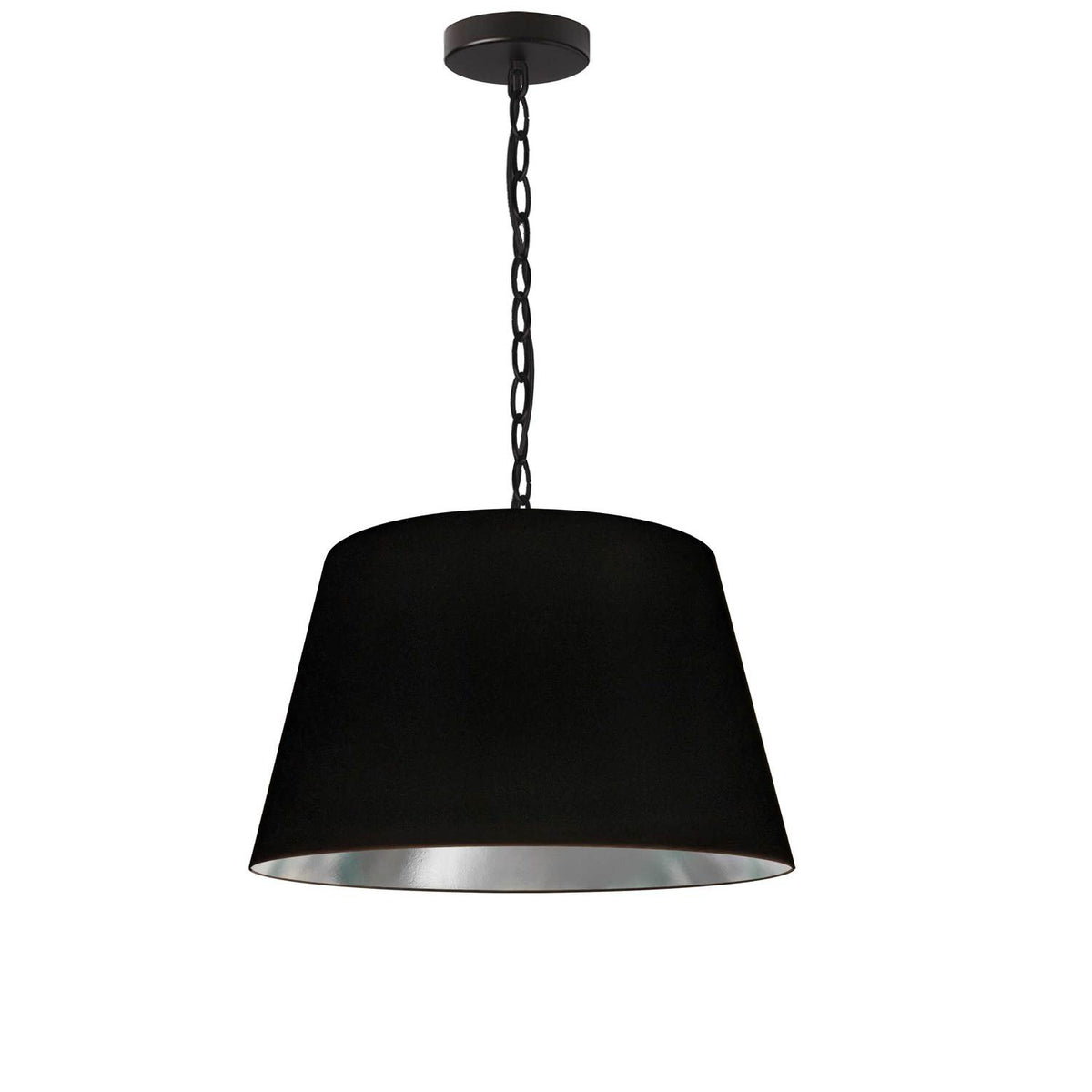 Suspension Brynn 14", Noir / Argent – Dainolite