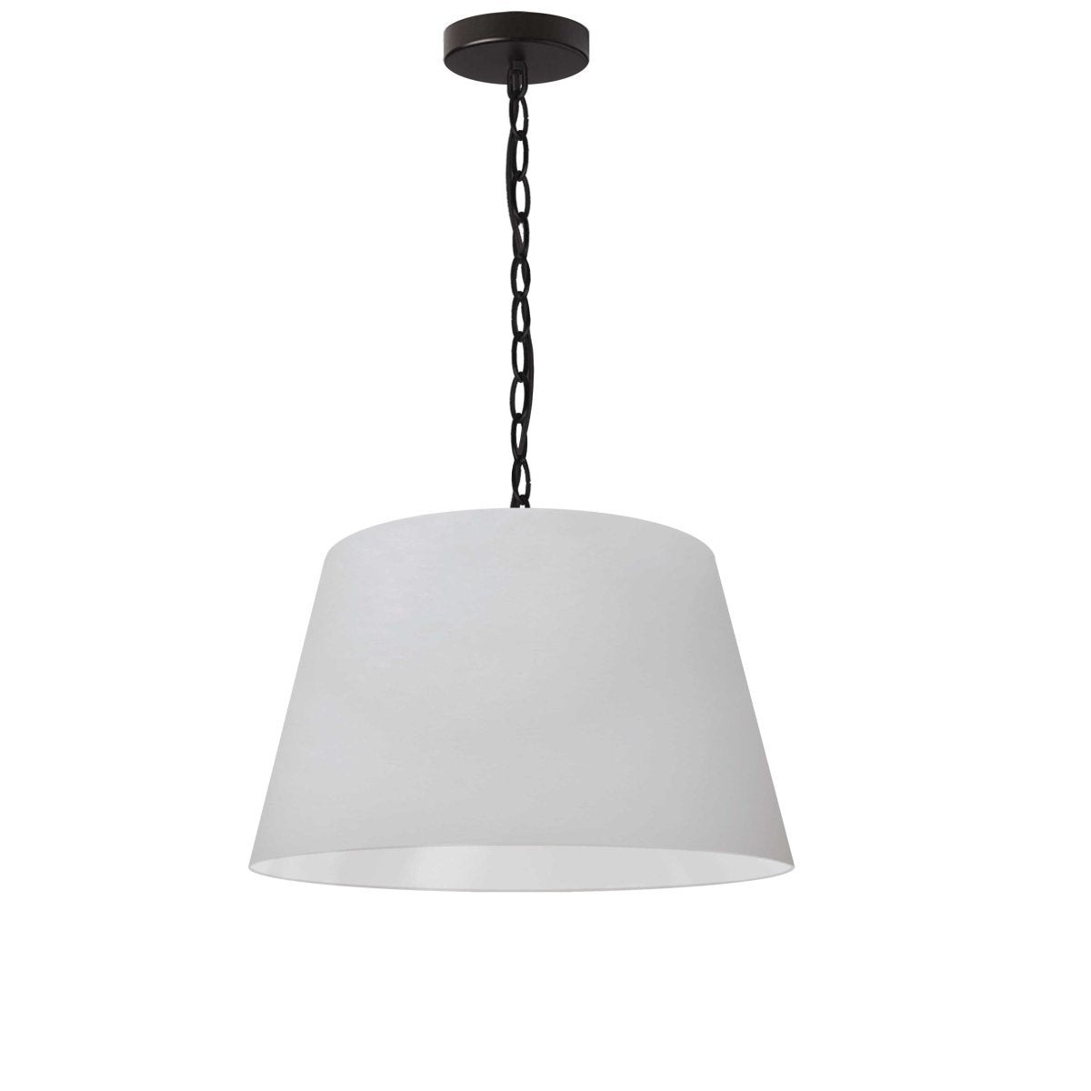 Suspension Brynn - Noir Blanc 14" by Dainolite | Luminaires & cie