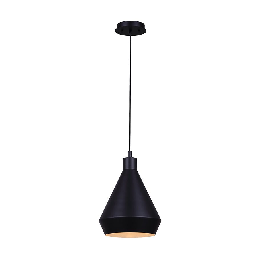 Suspension Byck - Noir 9" by Canarm | Luminaires & cie