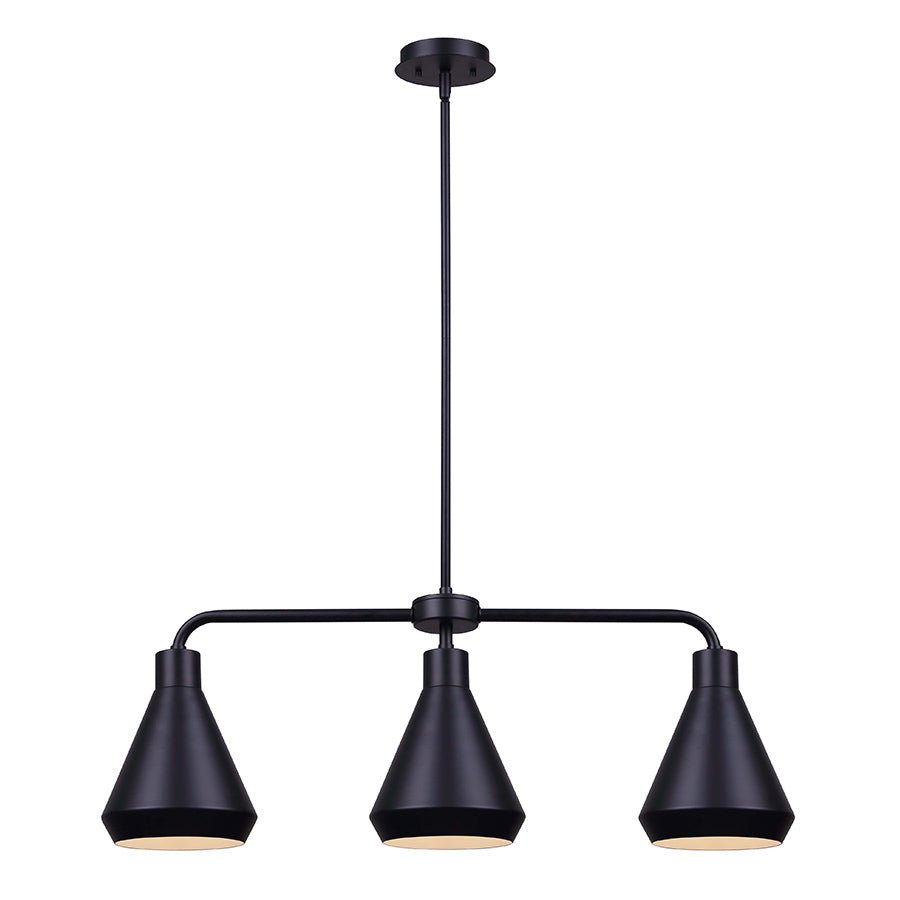 Suspension Byck - Noir 32" by Canarm | Luminaires & cie
