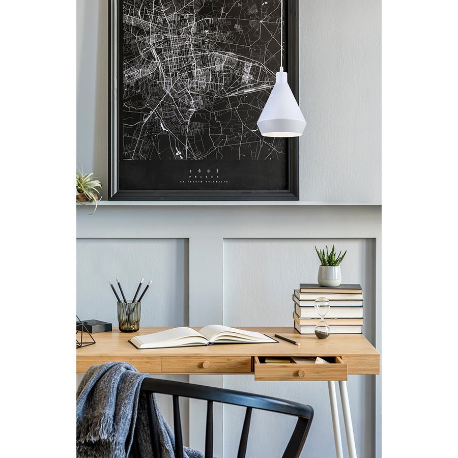 Suspension Byck - Noir 12 3/4" by Canarm | Luminaires & cie