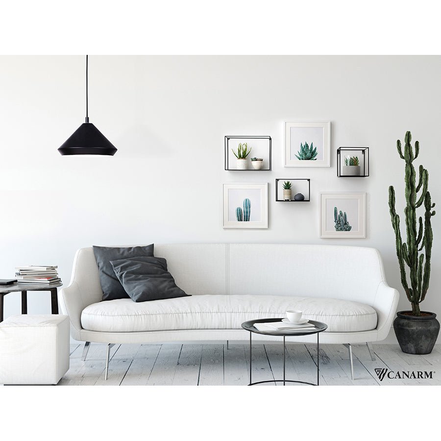 Suspension Byck - Noir 12 3/4" by Canarm | Luminaires & cie