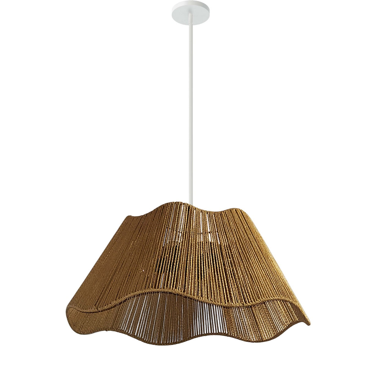 Suspension Cagney Naturel / Blanc mat – Dainolite