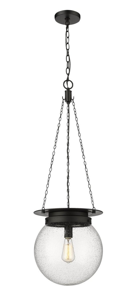 Suspension Calhoun - Noir mat Grené transparent by Z-Lite | Luminaires & cie